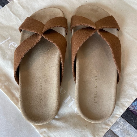Jenni Kayne Cotton Crossover Sandal — Size 40 - Picture 7 of 8